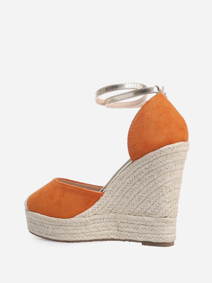 Espadrilles compensées  avec bride