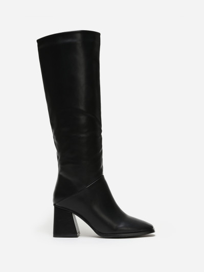 Bottes talon trapèze et bout carré