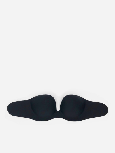 Soutien-gorge noir bandeau invisible adhésif femme pas cher la modeuse