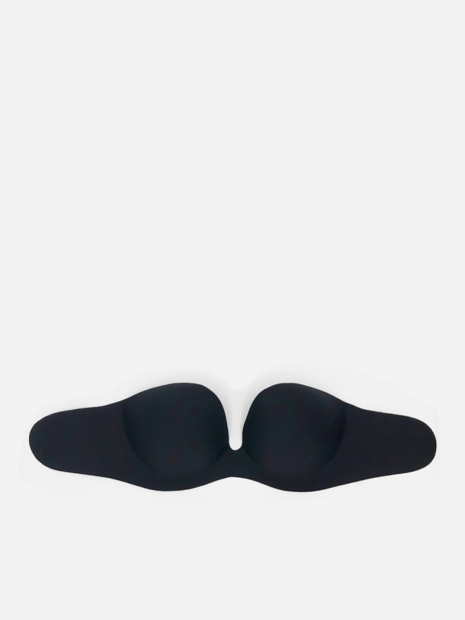 Soutien-gorge noir bandeau invisible adhésif femme pas cher la modeuse