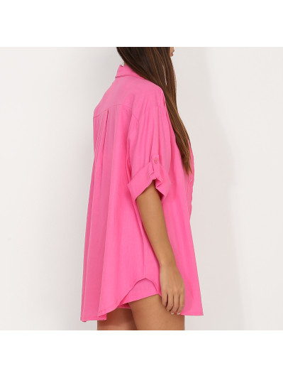 Chemise oversize en lin