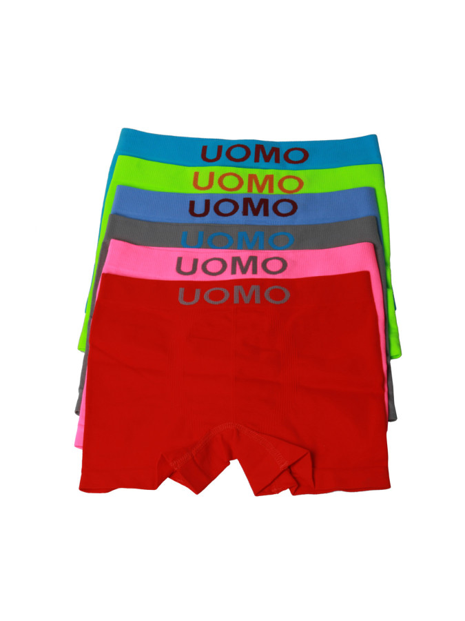 Lot de 6 boxers enfant Dominique enfant pas cher la modeuse