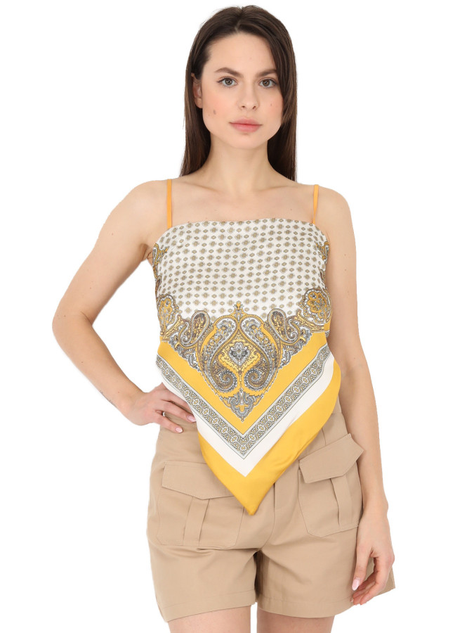 Top bandana satiné
