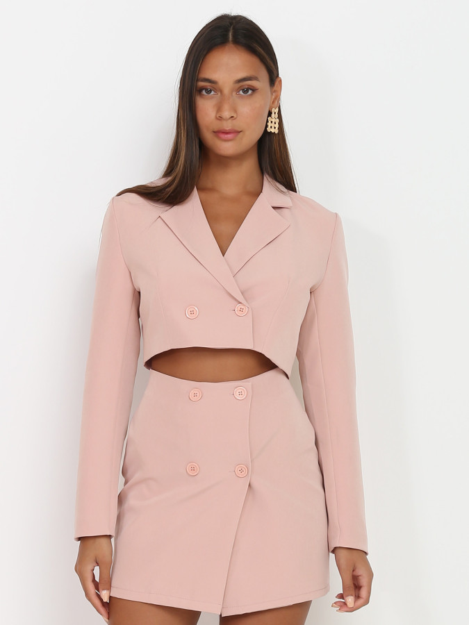 Veste blazer cropped