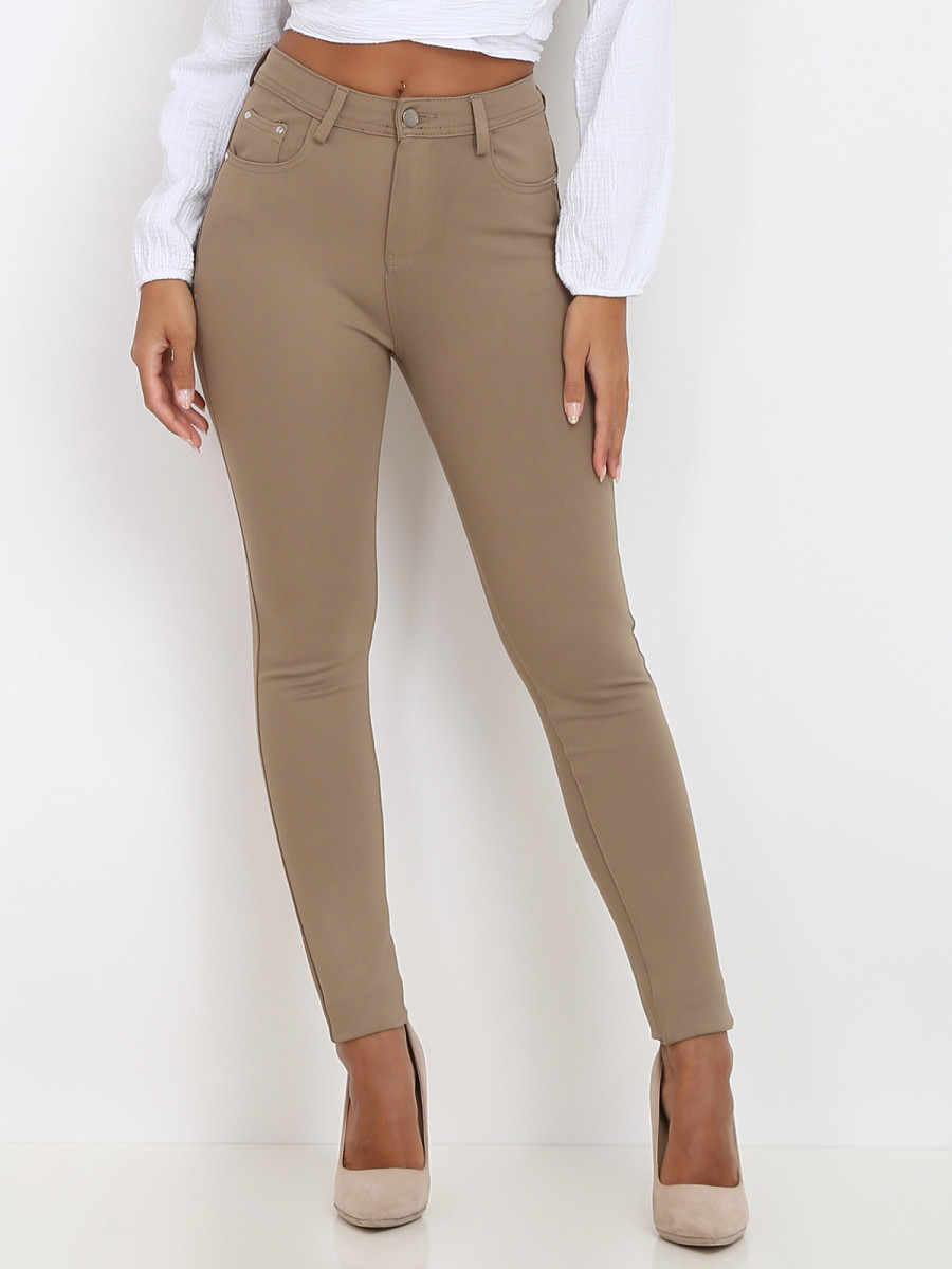 Pantalon skinny et stretch basique