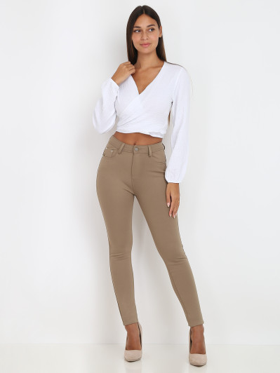 Pantalon skinny et stretch basique