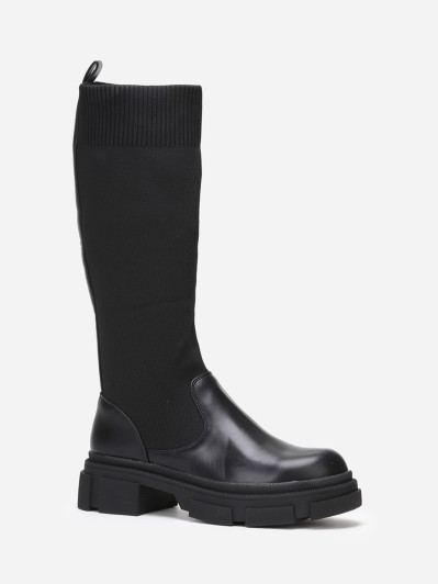 Bottes crantées style chaussettes