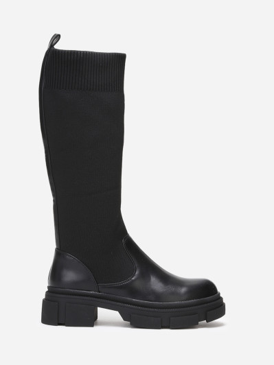 Bottes crantées style chaussettes