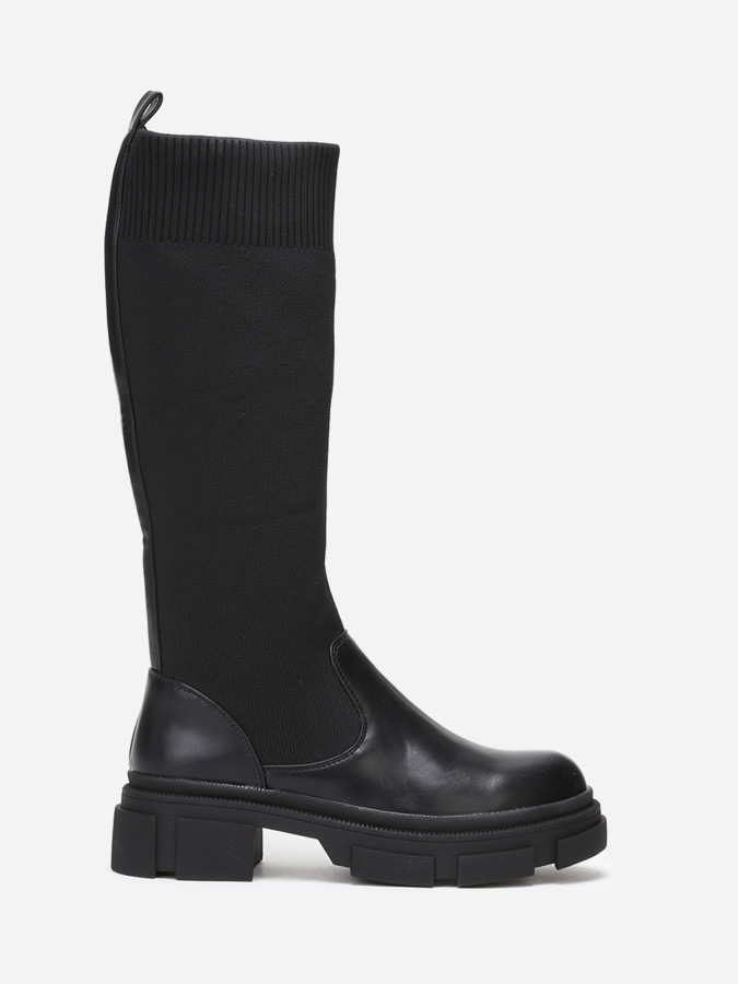 Bottes crantées style chaussettes