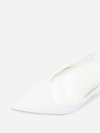 Escarpins ouverts pointus à talon fin