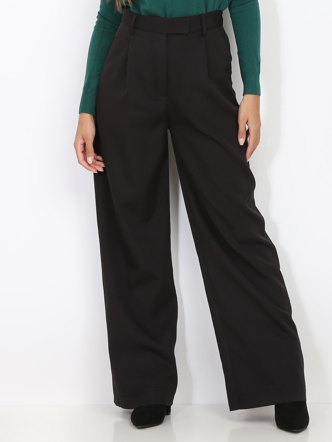 Pantalon classique ample et droit