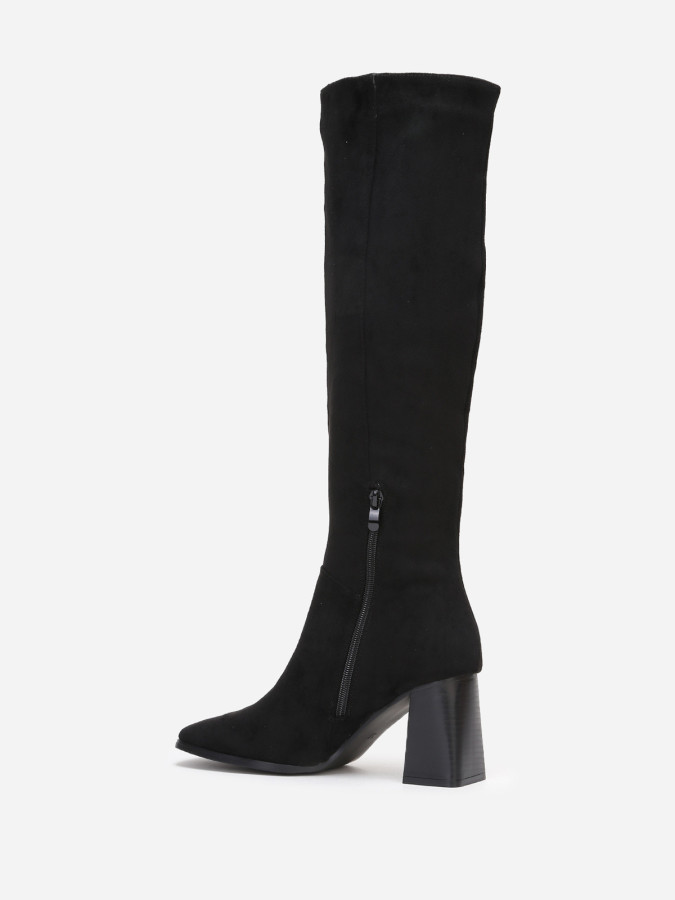 Bottes rétros à détails tressés