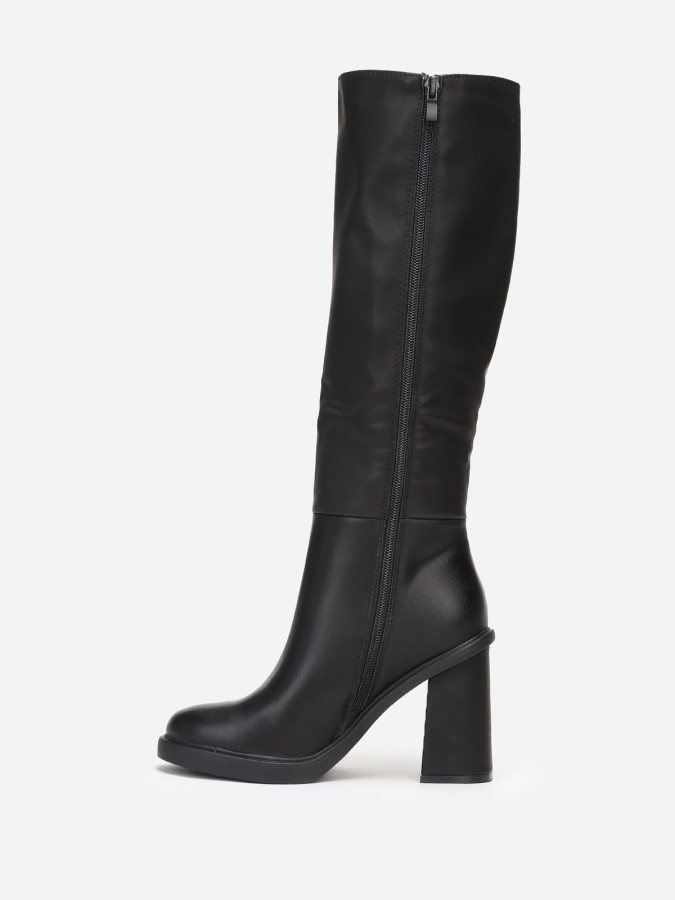 Bottes chelsea hautes à talon