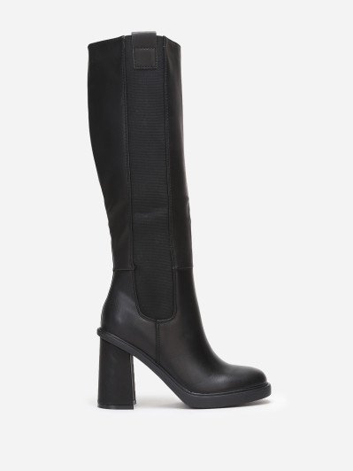 Bottes chelsea hautes à talon