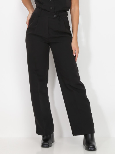 Pantalon de costume large à pli