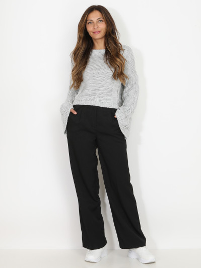 Pantalon à pinces ample