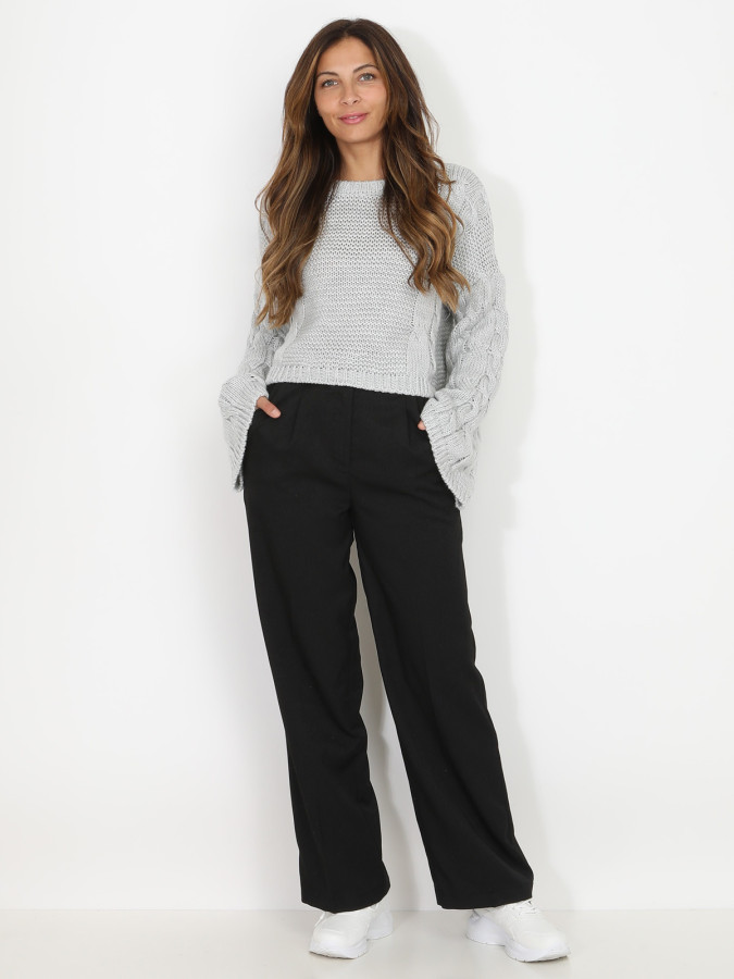 Pantalon à pinces ample