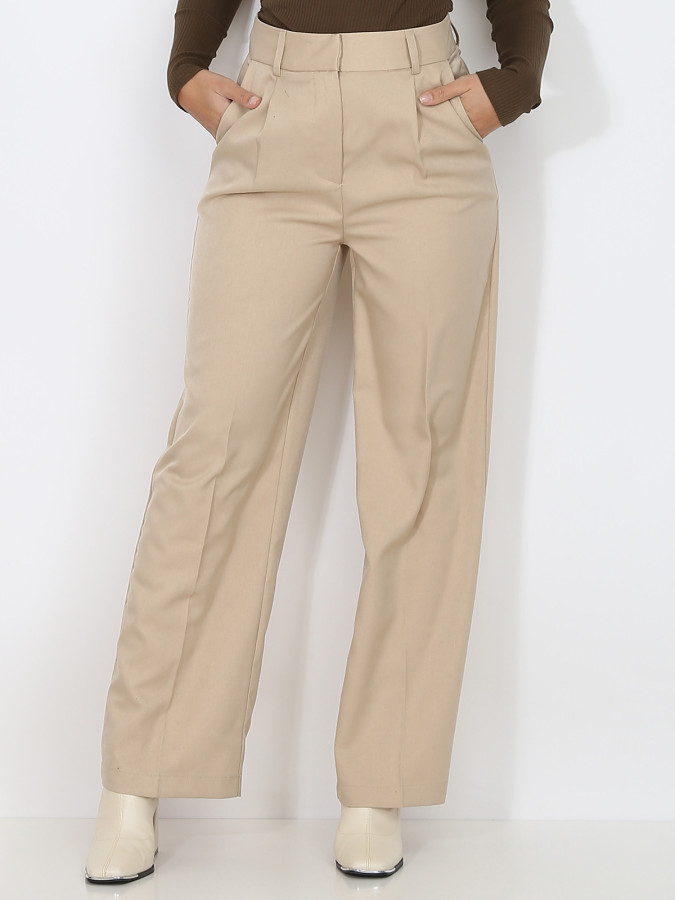 Pantalon à pinces ample