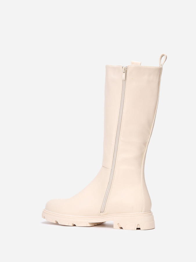 Bottes cavalières crantées grandes tailles