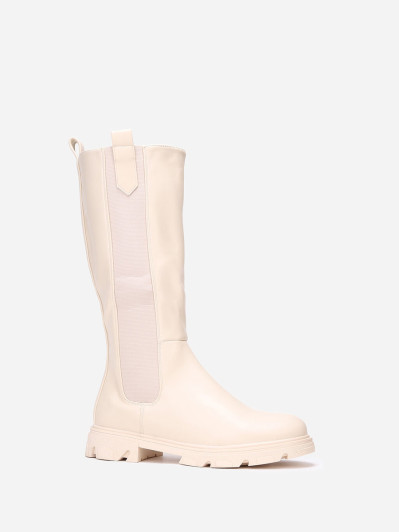 Bottes cavalières crantées grandes tailles