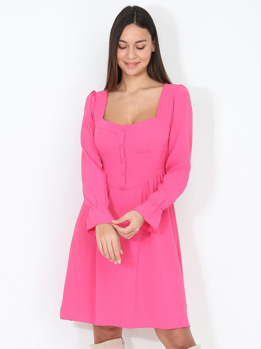 Robe patineuse style corset