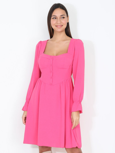 Robe patineuse style corset