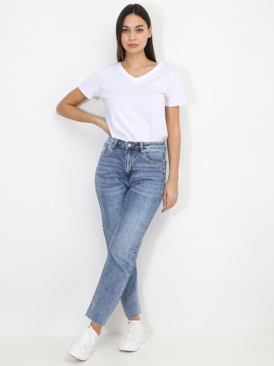 T-shirt basique à col V