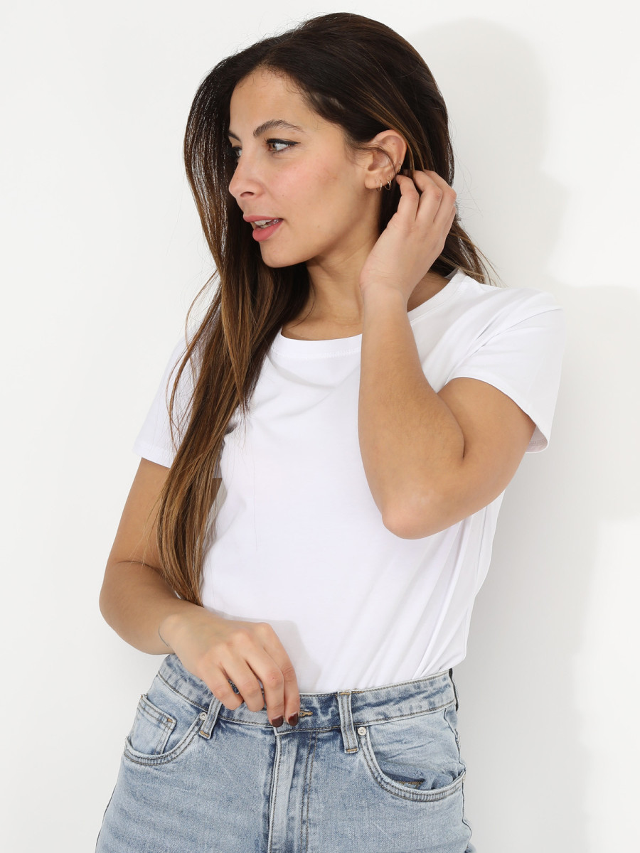 T-shirt basique à col rond