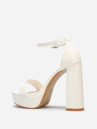 Sandales à plateforme et talon haut