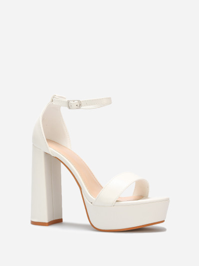 Sandales à plateforme et talon haut