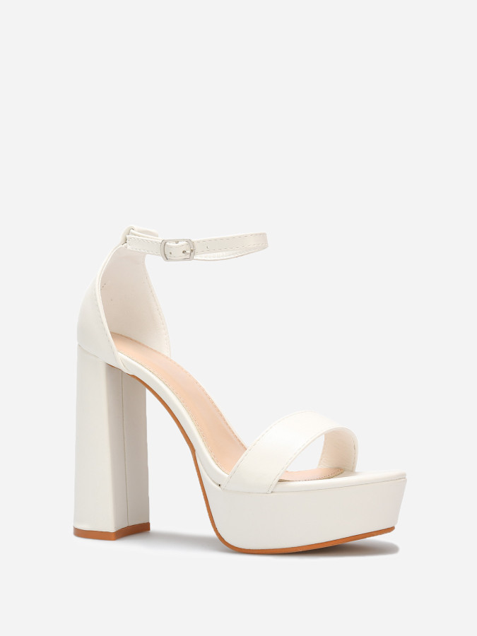 Sandales à plateforme et talon haut