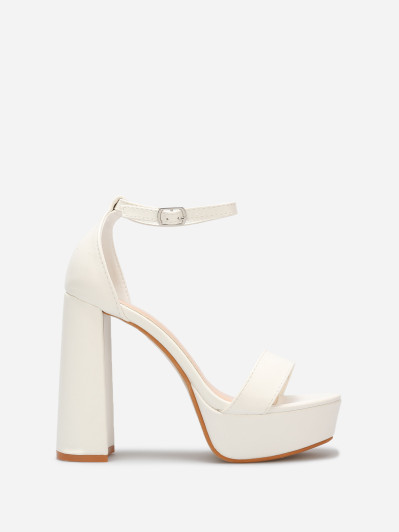 Sandales à plateforme et talon haut