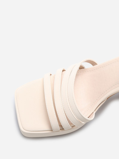 Sandales mates à fines brides