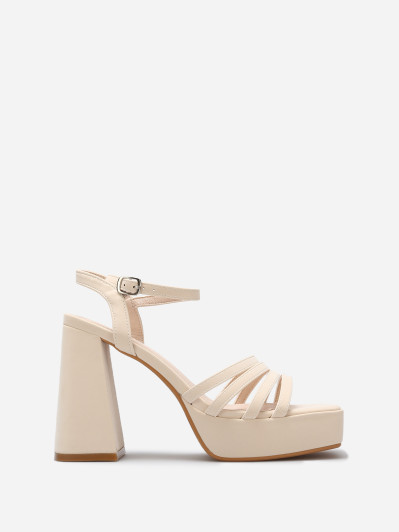 Sandales mates à fines brides