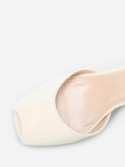 Escarpins peep toes à plateforme