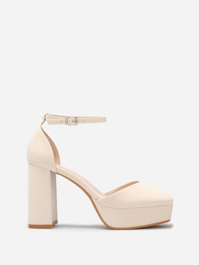 Escarpins peep toes à plateforme