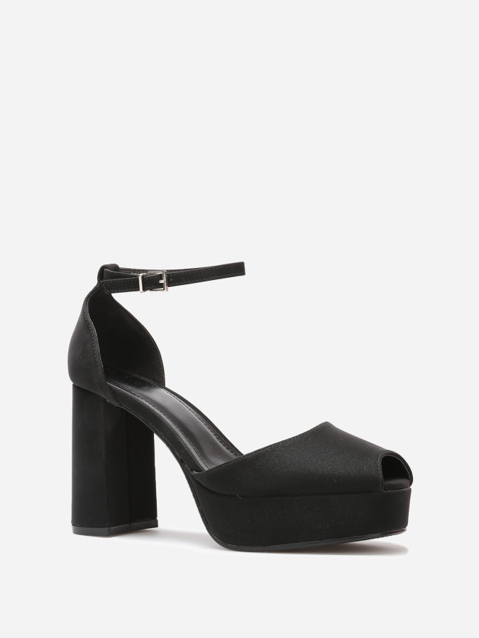 Escarpins peep toes à plateforme