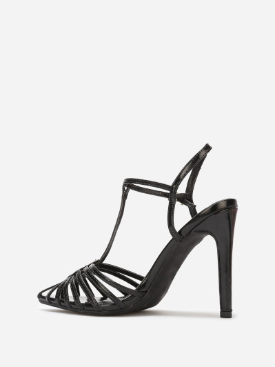 Escarpins ajourés à talon aiguille