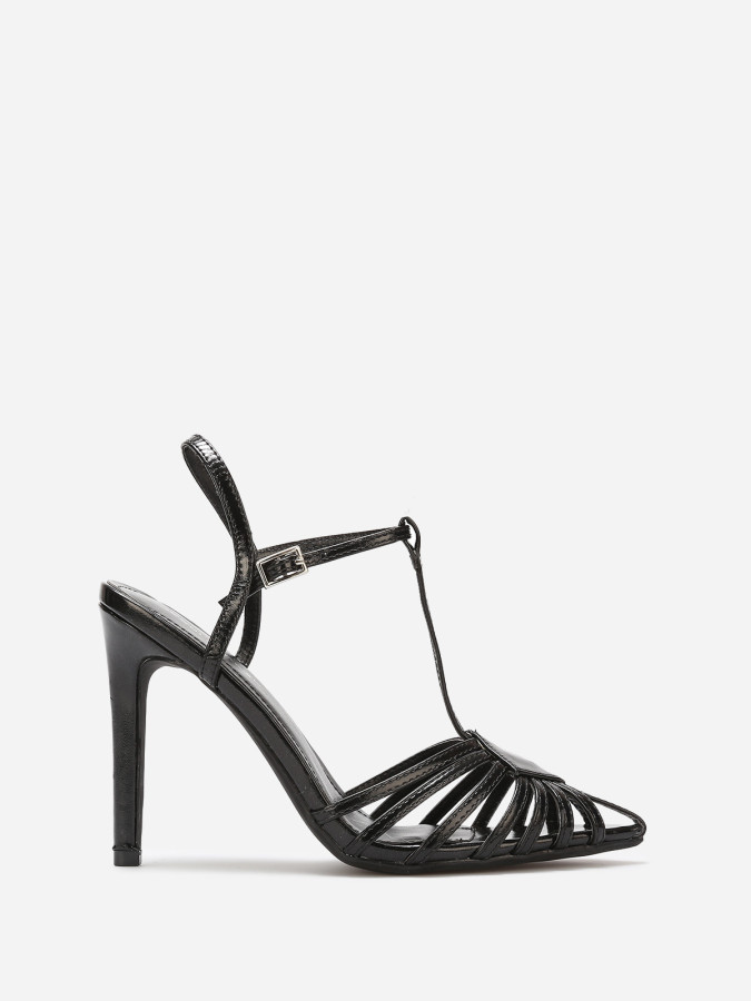 Escarpins ajourés à talon aiguille