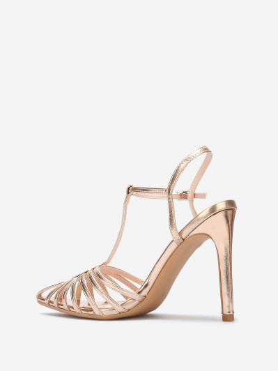 Escarpins ajourés à talon aiguille