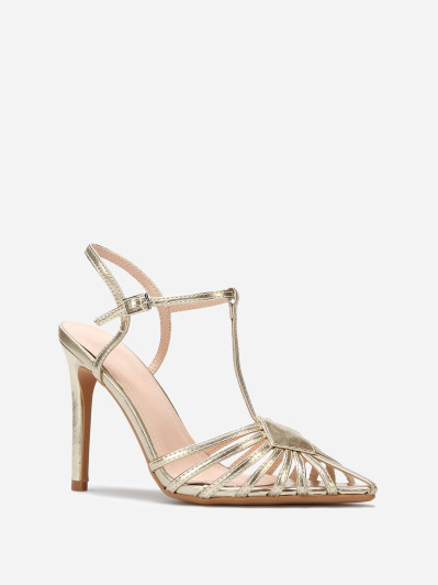 Escarpins ajourés à talon aiguille