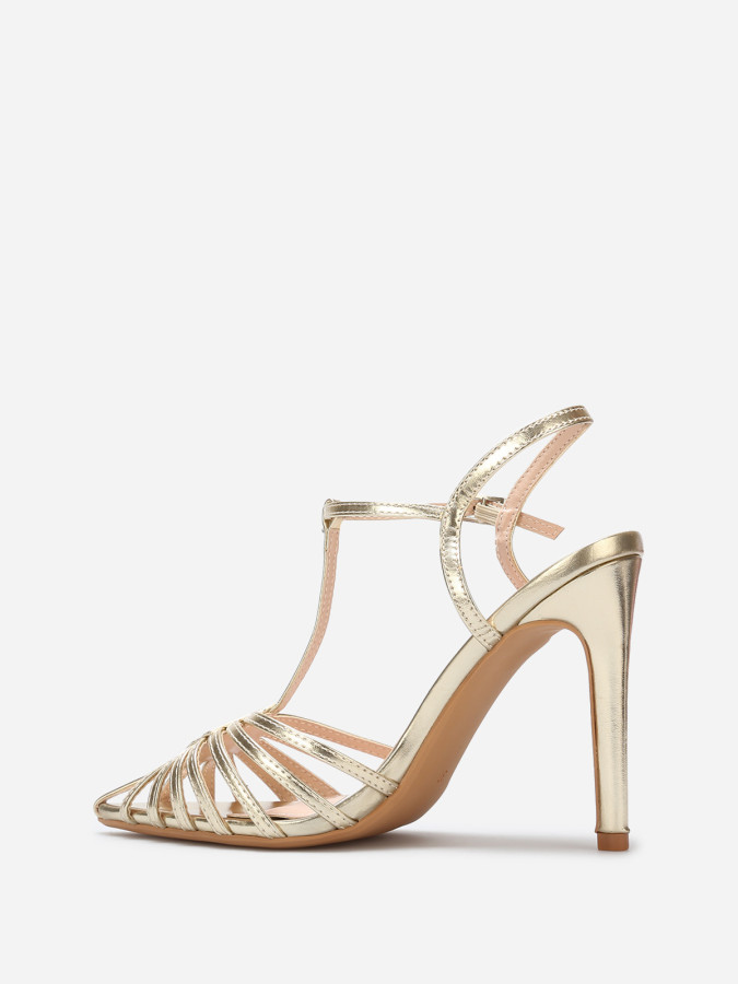 Escarpins ajourés à talon aiguille