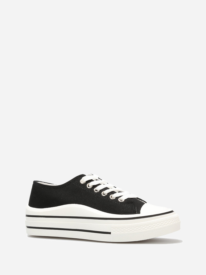 Tennis basses à semelle plateforme