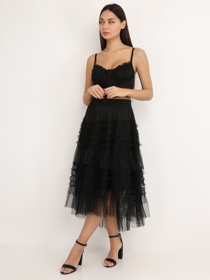 Corset à dentelle et armatures