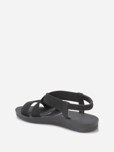 Sandales à brides élastiques croisées