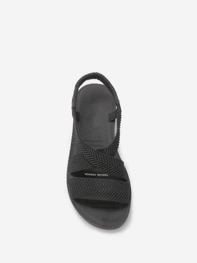 Sandales à brides élastiques croisées