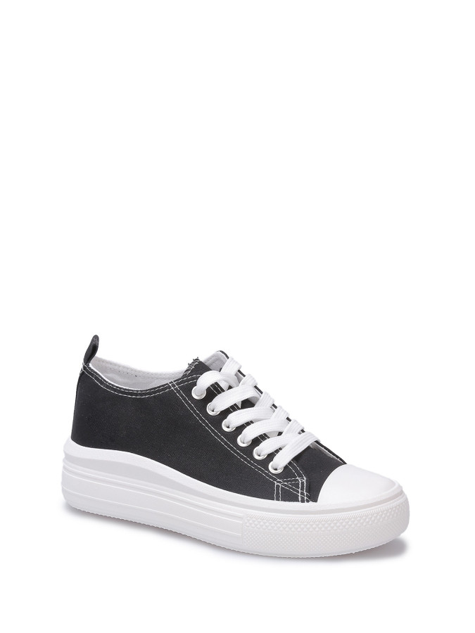 Tennis en toile à plateforme