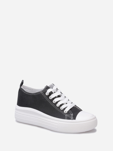 Tennis en toile à plateforme