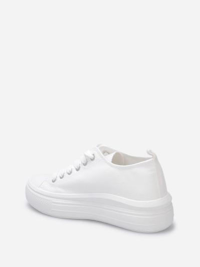 Tennis en toile à plateforme