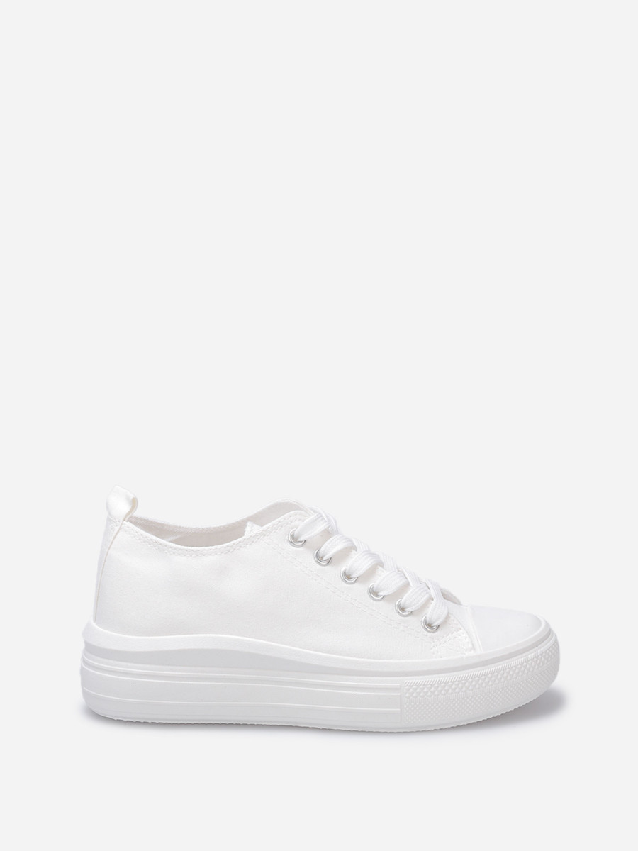 Tennis en toile à plateforme